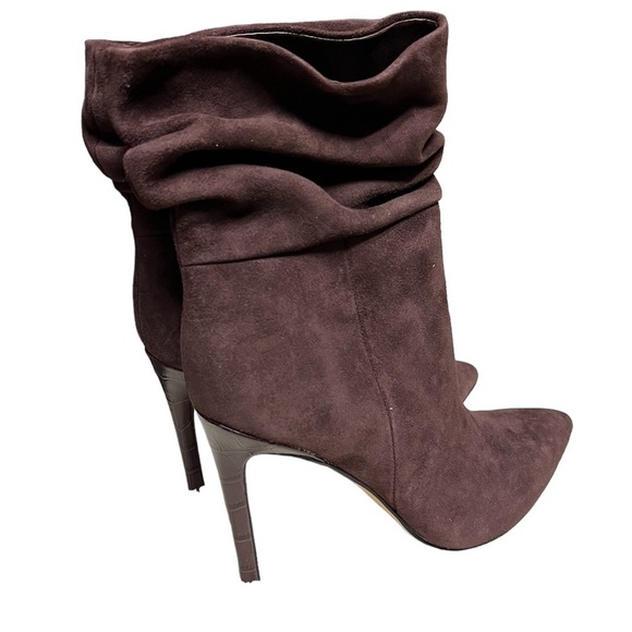 NWOT Marc Fisher LTD Rayya Slouch Mid Calf Bootie Wine 9 - Picture 6 of 8